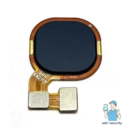 Fingerprint Sensor with Flex Cable for Tecno Camon 16 Black